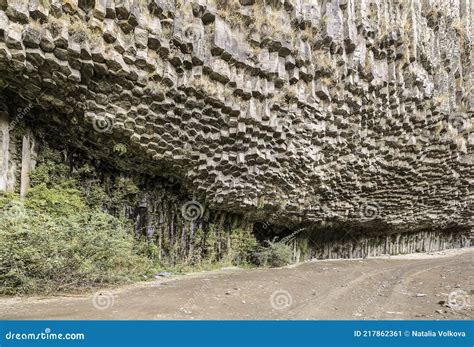 Basalt Gorge Of Garni In Armenia In The Kotayk Region Stock Image