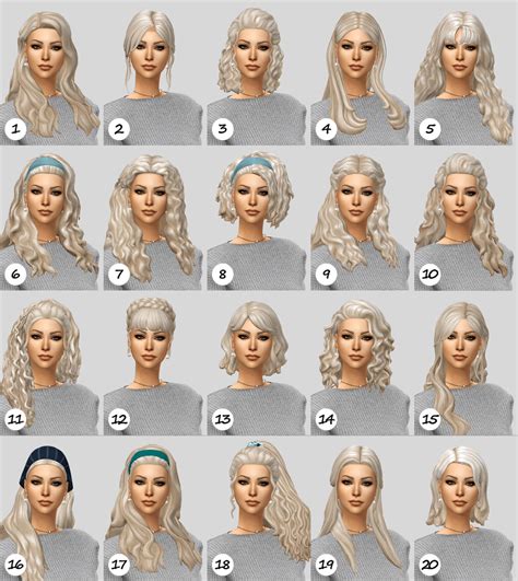 Sims 4 Natural Hair Recolor Dump 2 The Sims Book