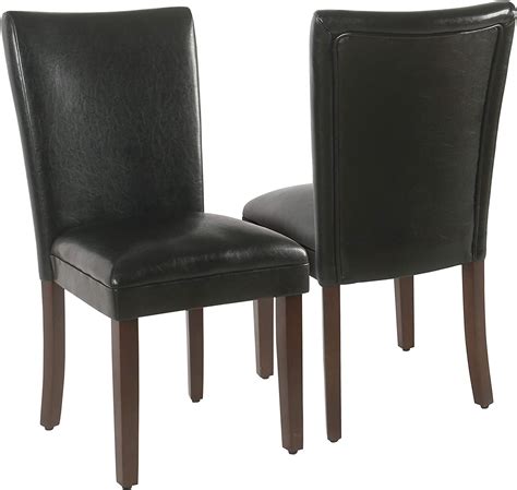 Buy Homepop Parsons Upholstered Accent Dining Chair Set Of 2 Black