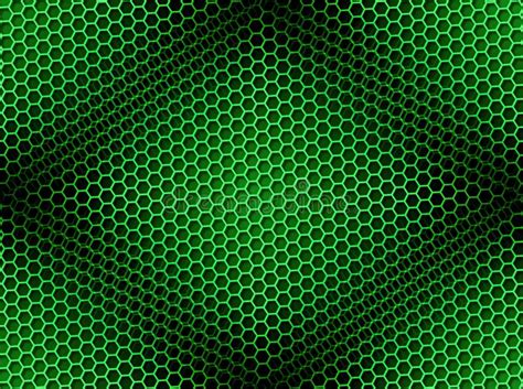 Honeycomb Background Seamless Green Stock Illustration Illustration