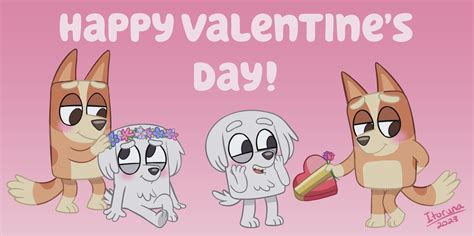 Bingo And Lilas Valentines Day By Itoruna The Platypus On Deviantart