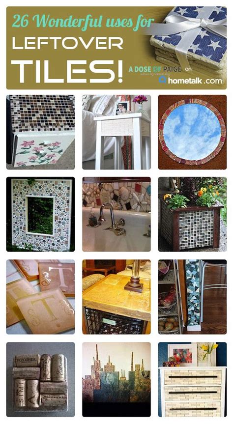 Find out all of the information about the pave tile & stone, inc product: DIY Tile Projects for leftover tiles - A Dose of Paige | Ceramic tile crafts, Diy tile, Tile ...