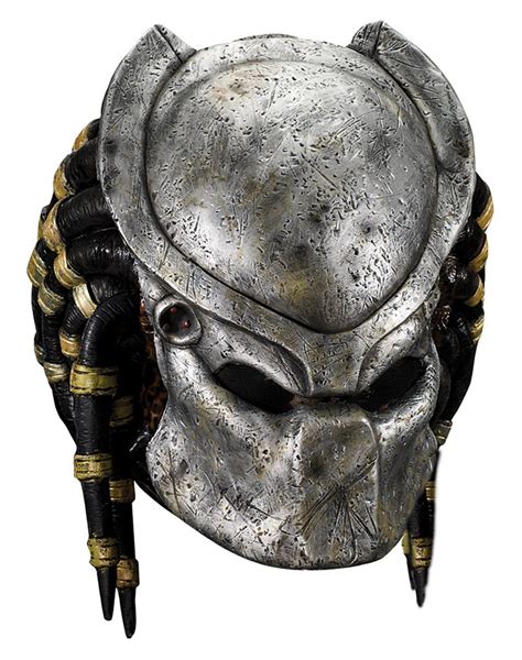Deluxe Predator Mask With Detachable Faceplate Predator Mask Replica