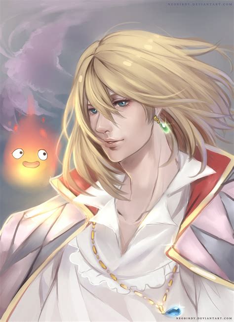 He was used to be a falling star, whom howl was able to catch before he fell to earth and extinguished. Howl and Calcifer - Howl's Moving Castle Fan Art (38739904 ...