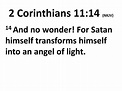 PPT - 2 Corinthians 11:14 (NKJV) PowerPoint Presentation, free download ...