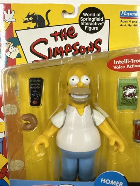 Homer Simpson Simpsons Playmates Wos Original Series 1 Action Figure 99101 New 3999 Picclick