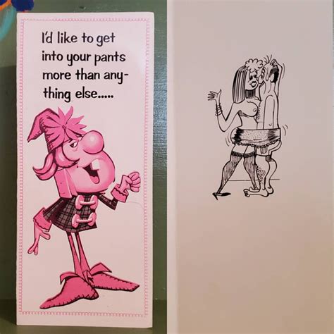 Funny Greeting Card Naughty Gag T Dirty Joke Sex Cartoon Etsy