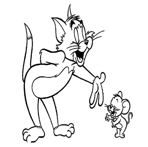 Dessin Tom Et Jerry 24230 Dessins Animés à Colorier Coloriages à