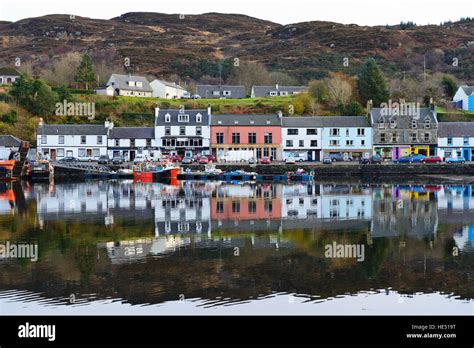 Fishing Village Of Tarbert On Loch Fyne In Argyll And Bute Scotland