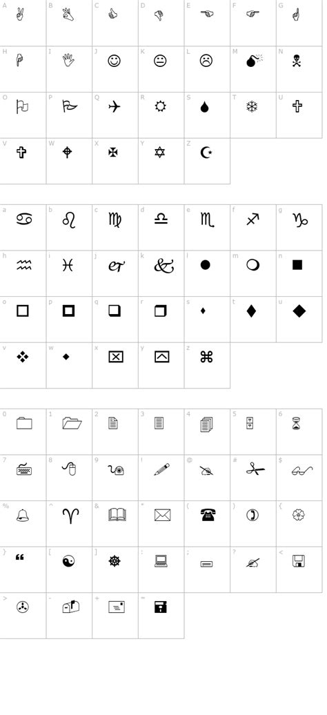 Download Wingdings Font Free Font Download