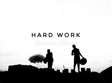 Labour Civil Worker Silhouette Image Hard Work Stock Image Image Of