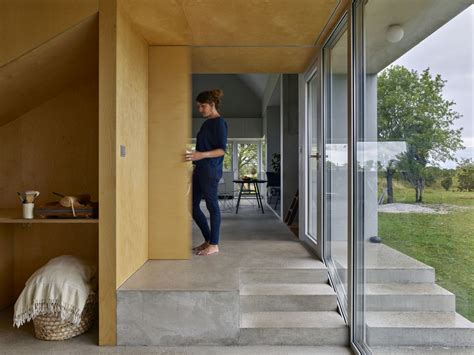 Small Concrete House Opens Up To The Swedish Landscape Concrete House