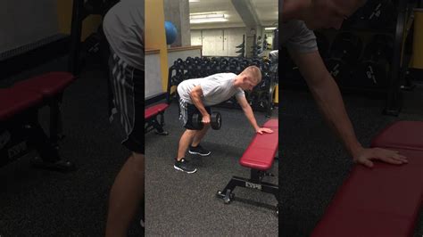 Eccentric Db Bent Over Row Youtube