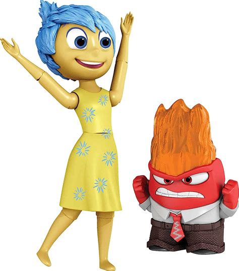 Mattel Disney Pixar Inside Out Anger And Joy Figuras De