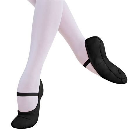 Energetiks Ballet Shoes Full Sole Black Or White Leather 07 5432871