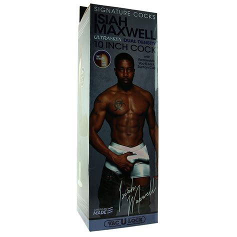 Isiah Maxwell Ultraskyn 10 Inch Vac U Lock Cock High Quality