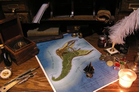 Map Of The Mysterious Island The Most Detailed Map Of Jule Flickr
