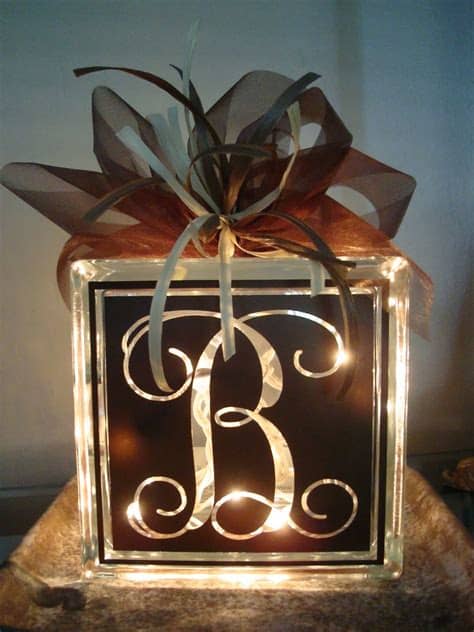 An illuminated glass block christmas decoration is one with lights placed inside the glass block. Elle.Bee.Gifts: Glass Blocks