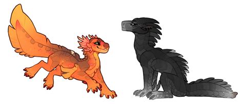 Queen Newt And Queen Brisk By Spookapi Wings Of Fire Dragons Dragon