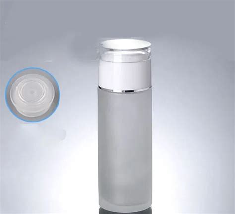 New 120ml Frosted Glass Bottle With White Lid4 Ounce Glass Frost