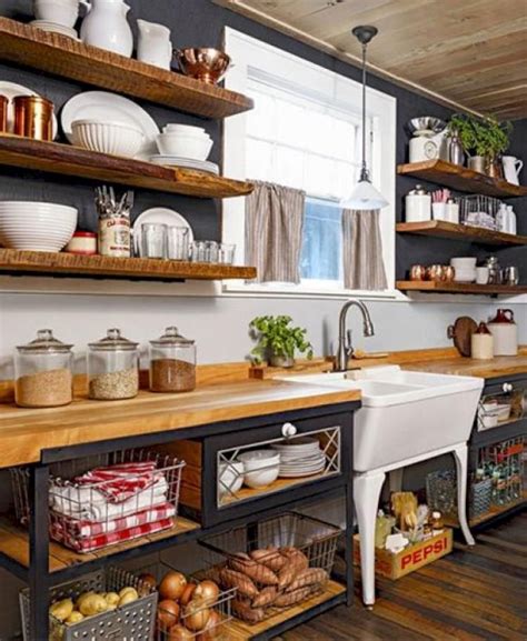 Incredible Diy Kitchen Open Shelving Ideas References Heavy Wiring