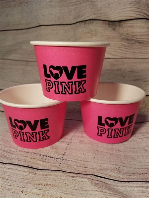 Vs Victorias Secret Pink Inspired Hot Pink Birthday Party Ice Cream