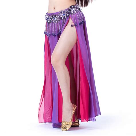 Sexy Woemn Chiffon Belly Dancing Skirt Women Fashion Belly Dance Skirts Belly Dance Costume