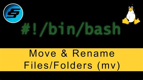 Move And Rename Filesfolders Mv Bash Scripting Youtube