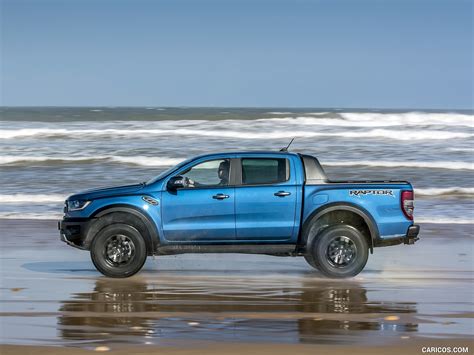 2019 Ford Ranger Raptor Color Performance Blue Side Wallpaper