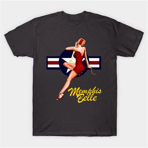 Memphis Belle Pin Up Girl Classic T Shirt Minaze