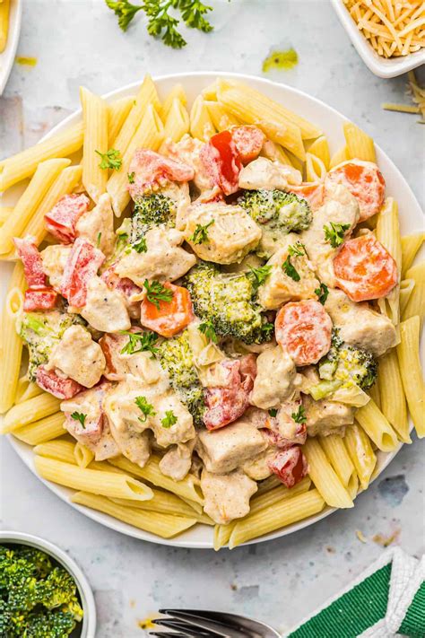 Creamy Chicken Primavera Easy Chicken Recipes