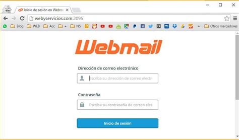 Cómo Ingresar A Tu Correo Por Webmail Weby Servicios