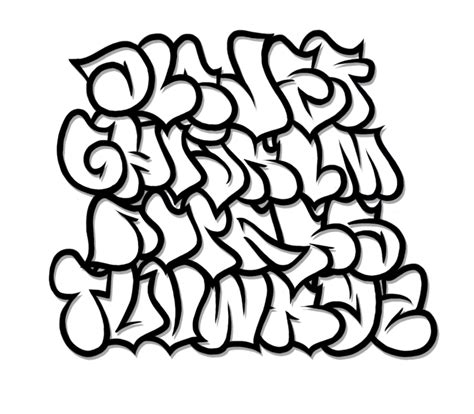 Bubble Graffiti Alphabet Letter A Z By Sg Vandal D4ntvn1png Wallpaper