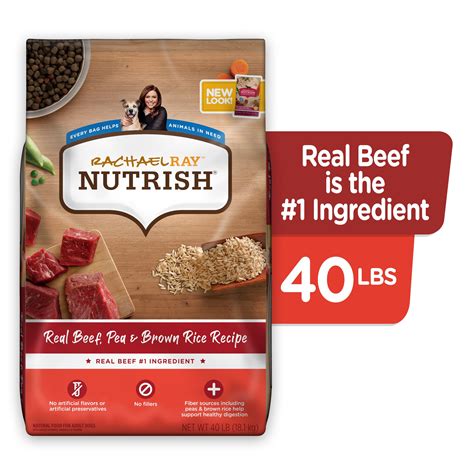 Rachael Ray Nutrish Natural Premium Dry Dog Food Real Beef Pea