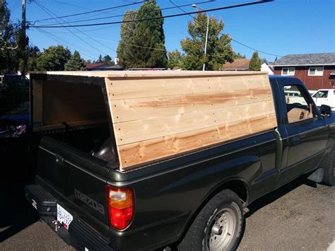 In north america the term truck camper and its derived acronym tc, are generally used to refer to any recreational vehicle or rv that may be carried in the bed of a pickup truck. Homemade truck canopy (fits ranger / Mazda b-series ...