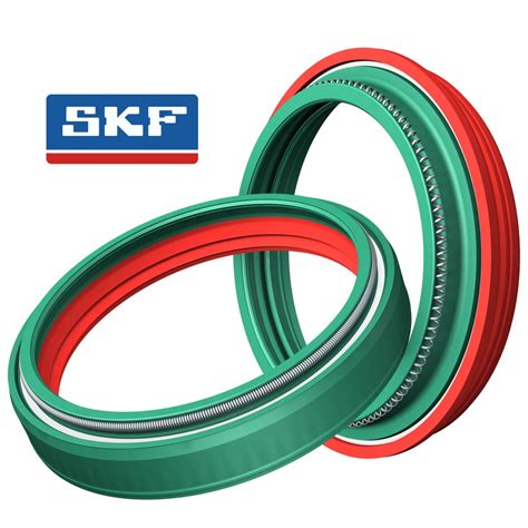 Skf Dual Compound Oil Seal And Dust Wiper Set For 49mm Showa Dual 49s