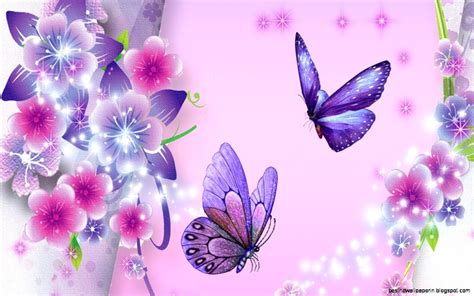 Animated Flowers And Butterflies Spring Wallpaper Best Hd Wallpapers