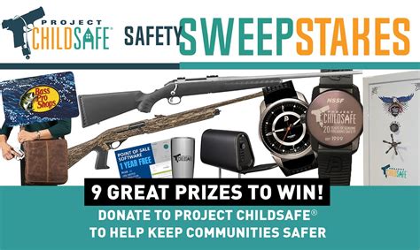 9 Great Prizes In Project Childsafes Firearm Safety Sweepstakes • Nssf
