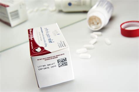 Pharmaceutical Qr Code Expiry Date And Lot Numbers Printed With The