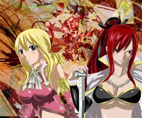 Erza And Lucy Fairy Tail Photo 30772397 Fanpop