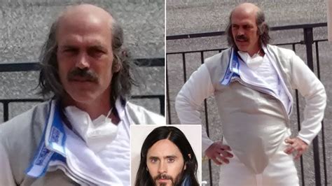 Jared Leto Looks Unrecognisable With Bald Head And Moustache In New