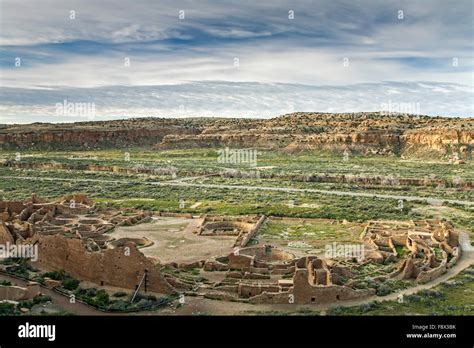 Pueblo Bonito And Sandstone Bluffs Chaco Culture National Historical