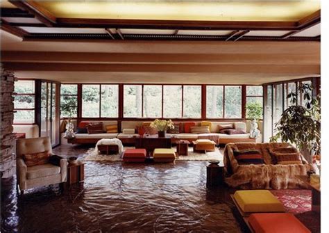 Falling Water Interior Frank Lloyd Wright Two Birds Home