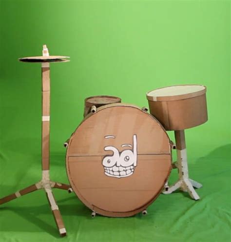 Items Similar To Cardboard Drum Set On Etsy