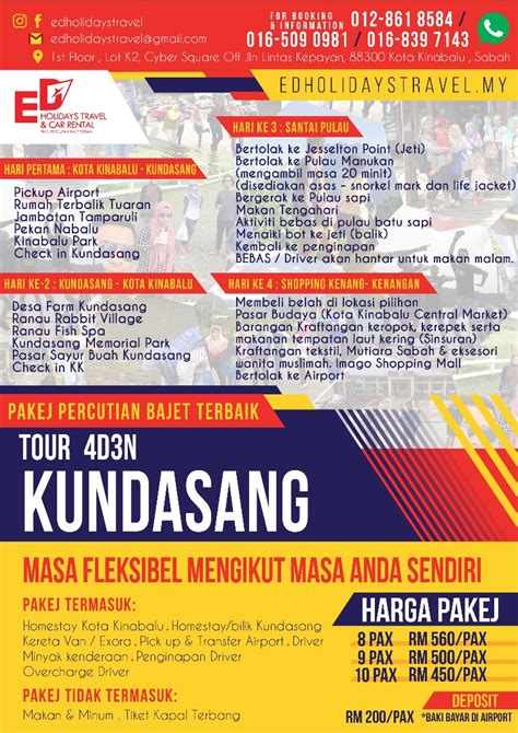 Kembara khalifah go rocket travel and tours sdn. Pakej Murah Melancong ke Sabah - ED HOLIDAYS TRAVEL & CAR ...
