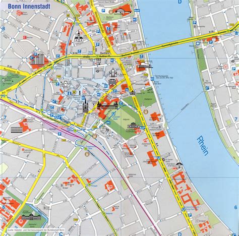 Mapas Detallados De Bonn Para Descargar Gratis E Imprimir
