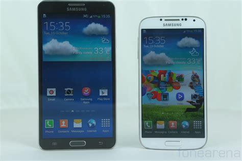 Note 4 and note 3 comprises of 5.7 inches touchscreen with the resolution of 2560 x 1440 pixels and 1920 x 1080 pixels respectively. Samsung Galaxy Note 3 vs Samsung Galaxy S4