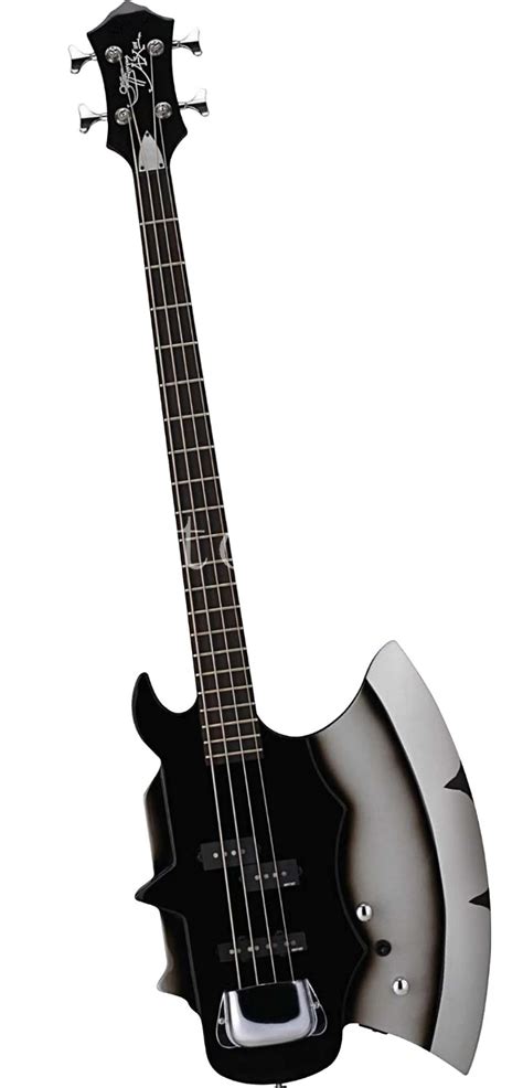 Heavy Metal Chopper Gene Simmons Axe Electric Bass Guita Black 4