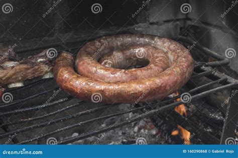 Ribs Roast Beef And Chorizos Stock Photo Image Of Pork Ribs 160290868