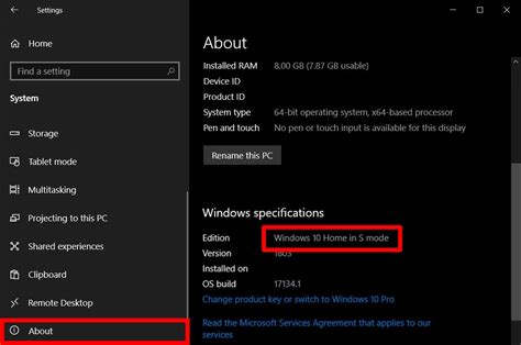 Windows S Mode How To Disable It And Switched To Windows 10 Pro